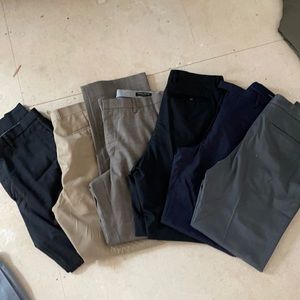 Group of men’s 35 x 32 dress pants